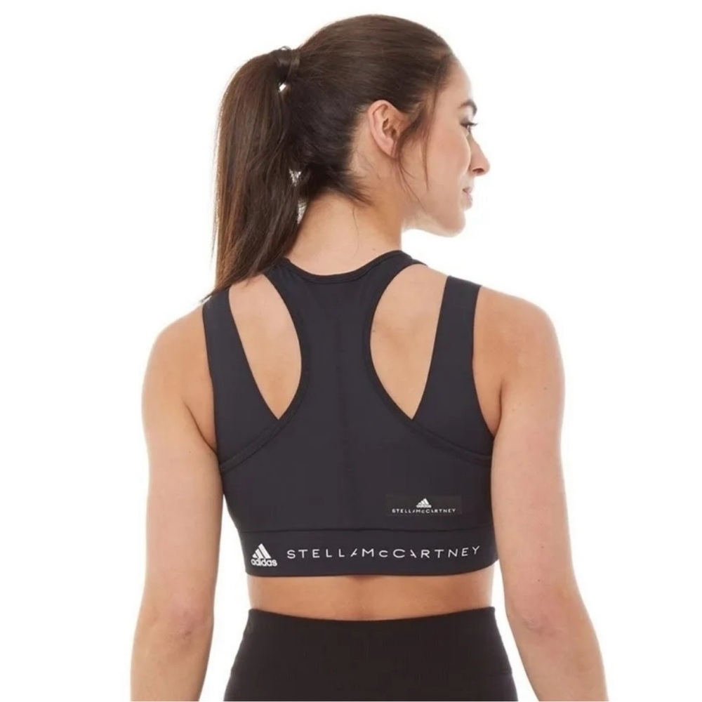 Stella McCartney x Adidas Women’s Crop Bra Top in Black